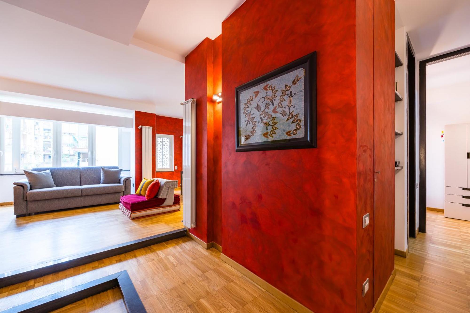 Fresh And Trendy Flat At Vomero *